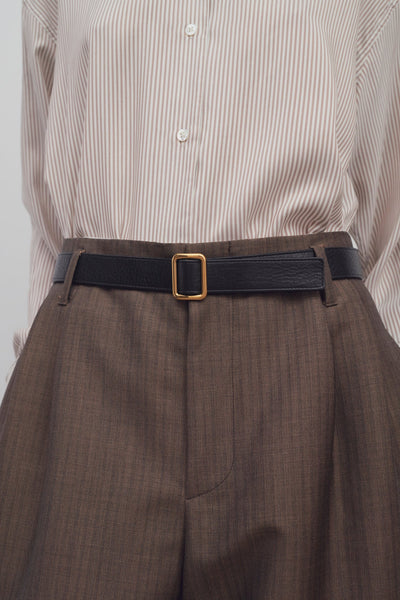 【Sale】 THE ROW Jin Beltレザー ベルト ブラウン Jin Belt – La Garçonne