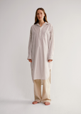 Cotton Poplin Night Shirt — Hopper Stripes