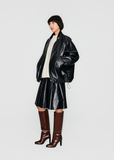 Oversized Padded Bomber Oil