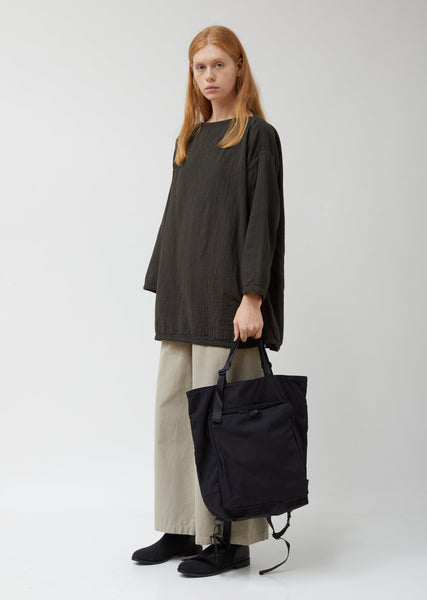 Amiacalva Gabardine Backpack in Black Curated at Jake and Jones