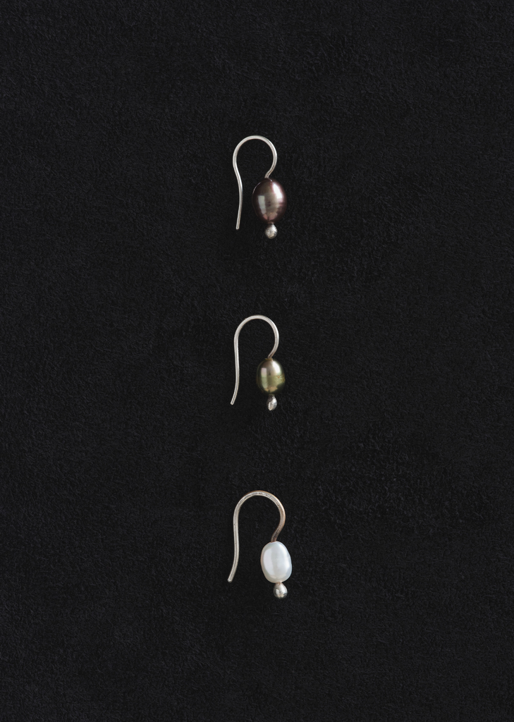 Mermaid Earrings — White