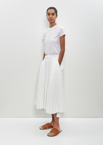 【PORTERNA】Prep mid length skirt Z Supply Nicoline Crinkle Satin Midi Skirt - Women's Skirts