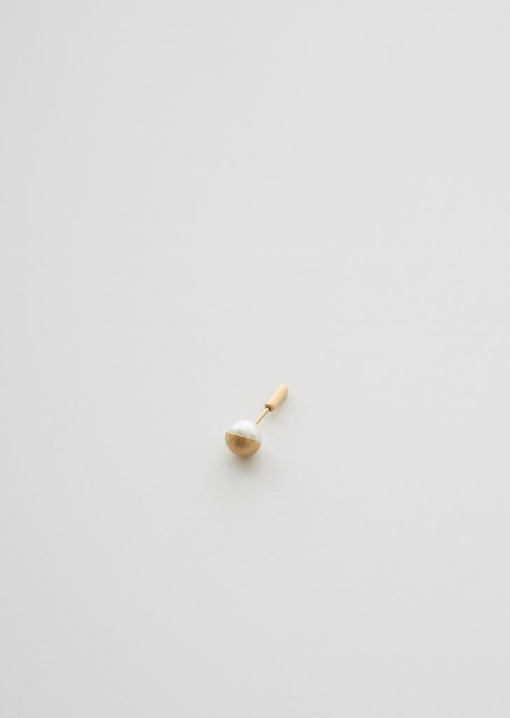 Half Pearl Earring 135°