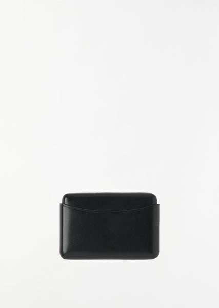 Leather Zip Wallet in Dark Brown Color - LEMAIRE - Lemaire-USA