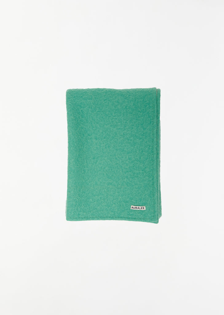 Alpaca Wool Stole — Jade Green
