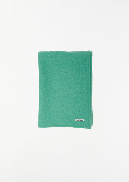Alpaca Wool Stole — Jade Green – La Garçonne