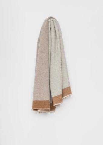 Alva Border Duo Cashmere Blanket