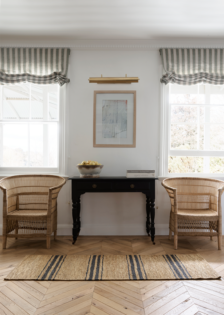 River Ticking Nook Runner - 2'7" x 6'