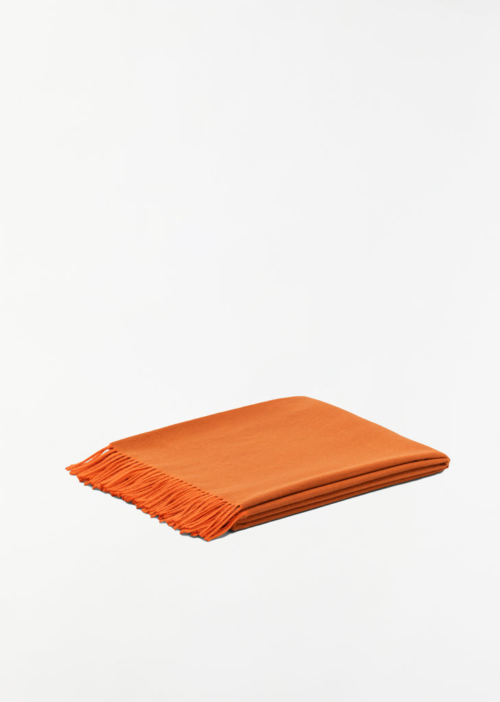 Arran Cashmere Throw — Copper