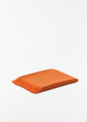 Arran Cashmere Throw — Copper