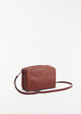 Ayako Double Cross Bag — Dark Honey