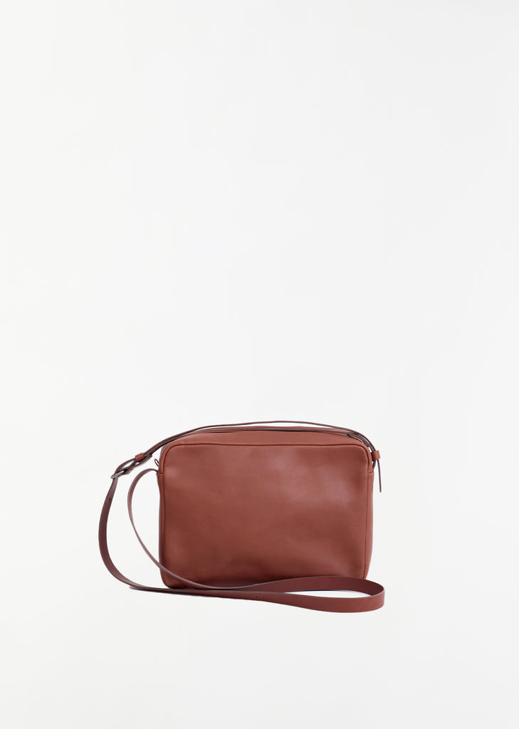 Ayako Double Cross Bag — Dark Honey
