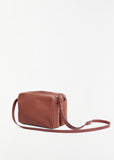 Ayako Double Cross Bag — Dark Honey