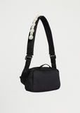 Bow Crossbody Bum Bag — Black