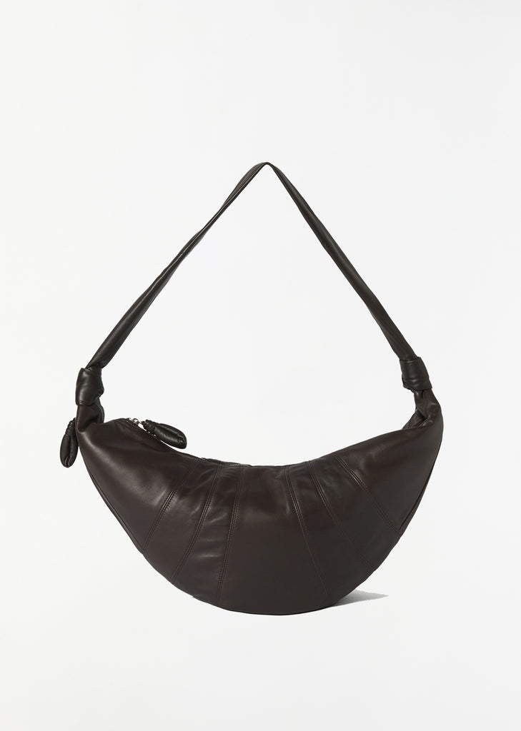 Large Croissant Bag — Dark Chocolate