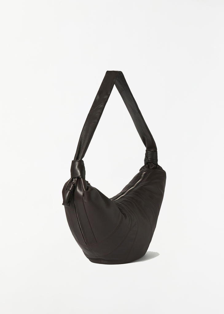 Large Croissant Bag — Dark Chocolate