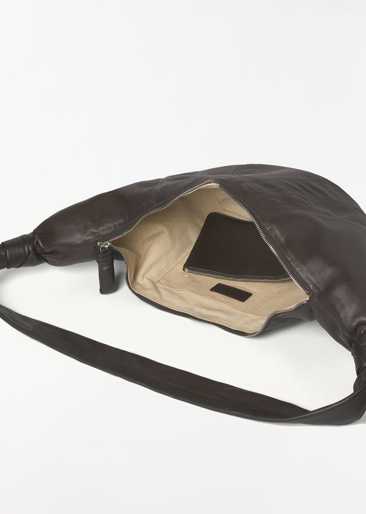 Large Croissant Bag — Dark Chocolate