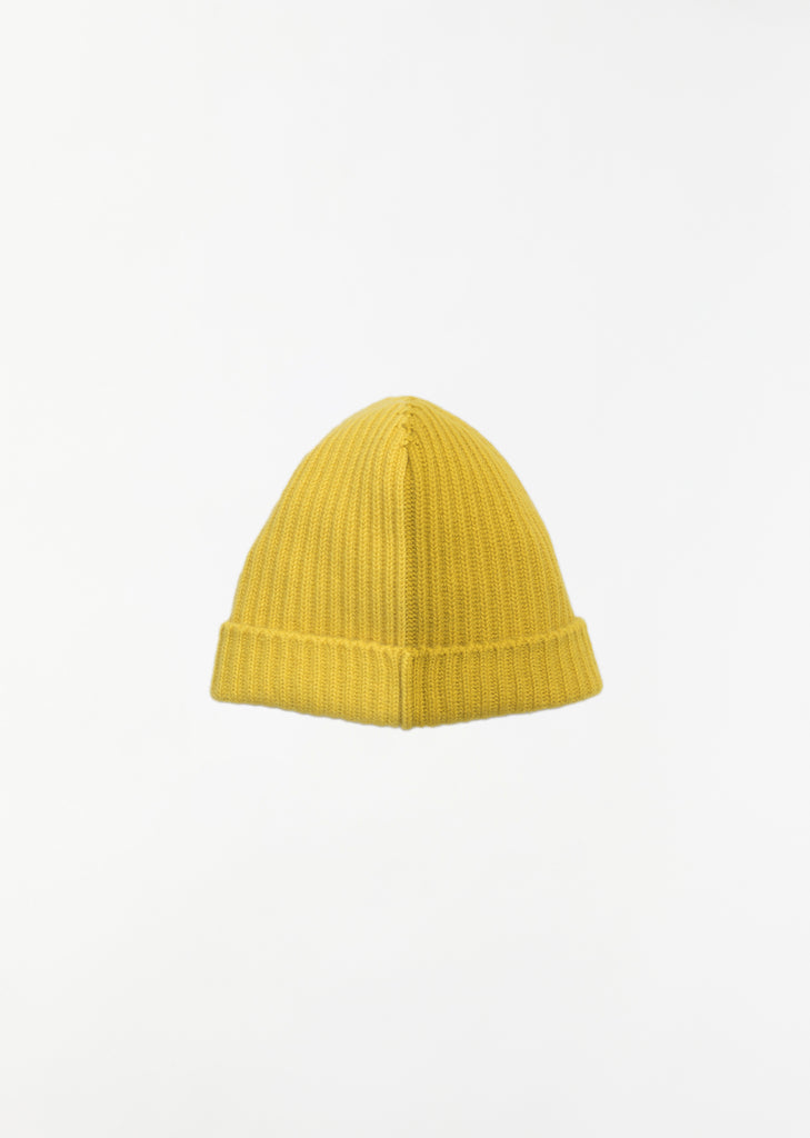 Bicolour Beanie — Yellow