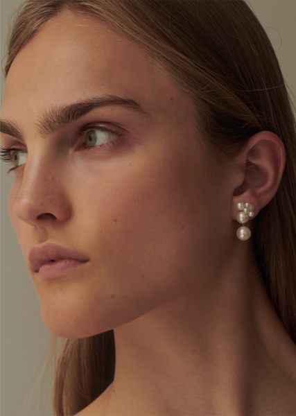 Single Bisou Earring in Gold main image 1