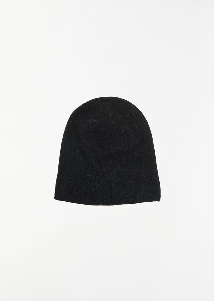 Wool-Alpaca Globe Knit Beanie — Night/Blue