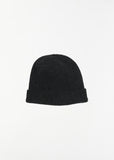 Wool-Alpaca Globe Knit Beanie — Night/Blue