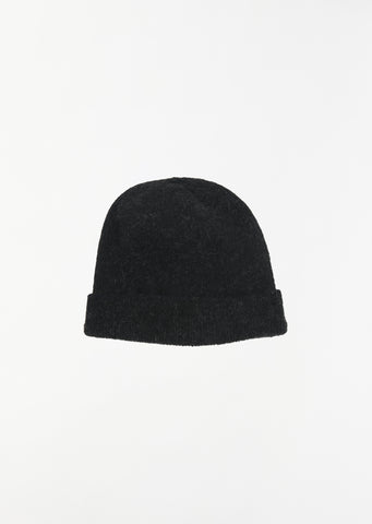Wool-Alpaca Globe Knit Beanie — Night/Blue