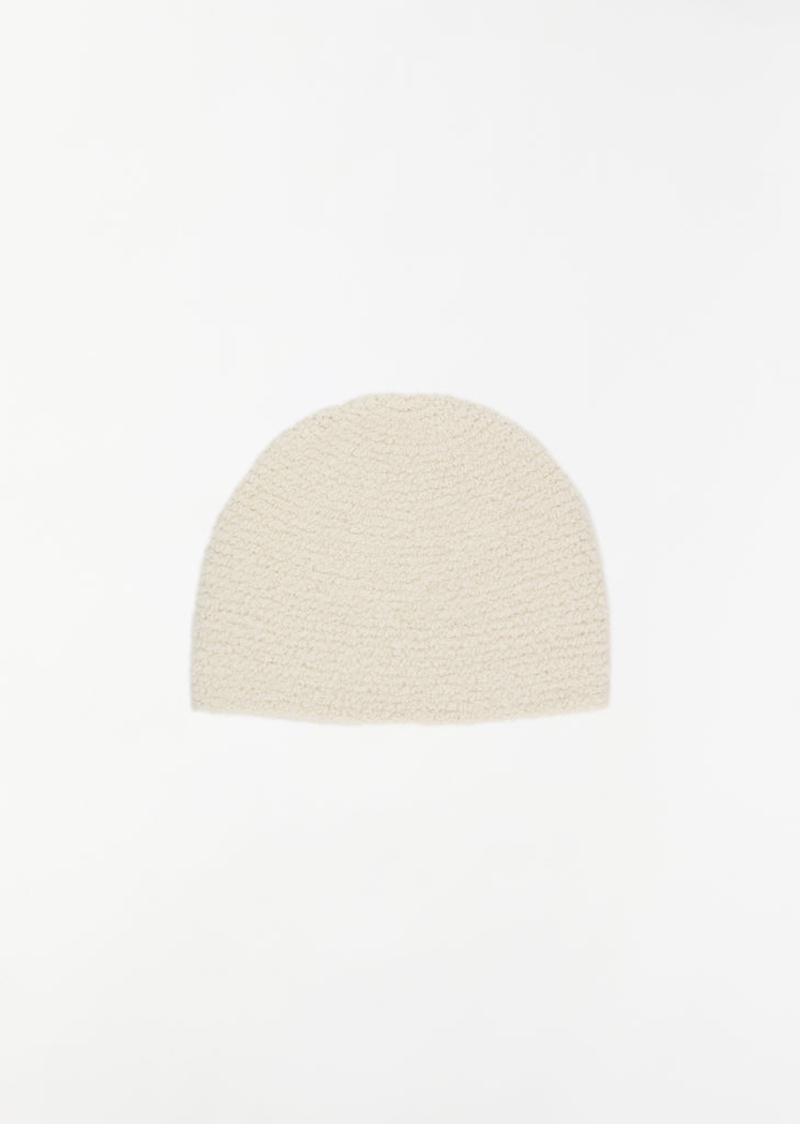 Crochet Toque — Raw White