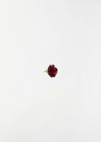 Daisy Stud Earring — Blood Red