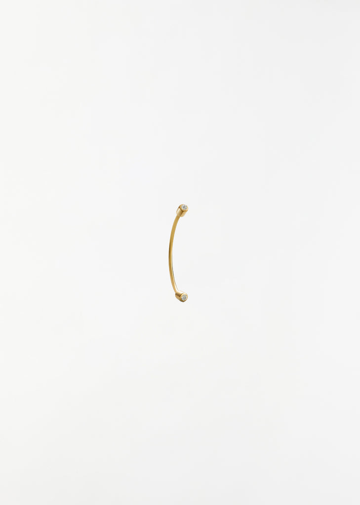 Diamond Twist Curl Earring