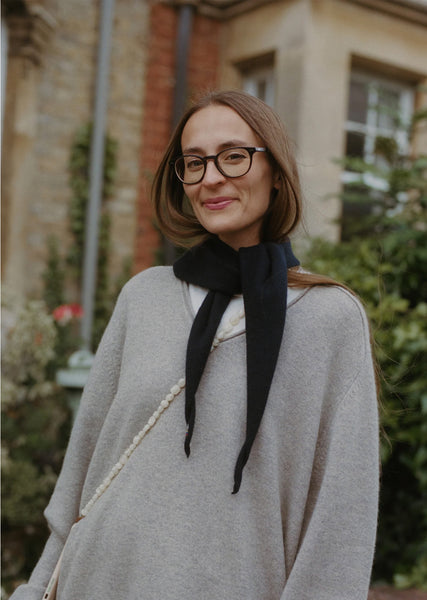 n° 35 Bandana Scarf — Raven – La Garçonne