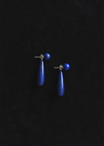 Small Angelika Earrings — Lapis