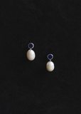 Neue Pearl Earrings — Lapis