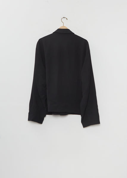 Wool Gabardine Pocket Blouson – La Garçonne