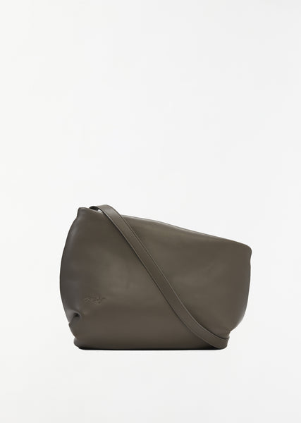 Women's Brown Suede Crossbody Bag Fanta - Marsèll