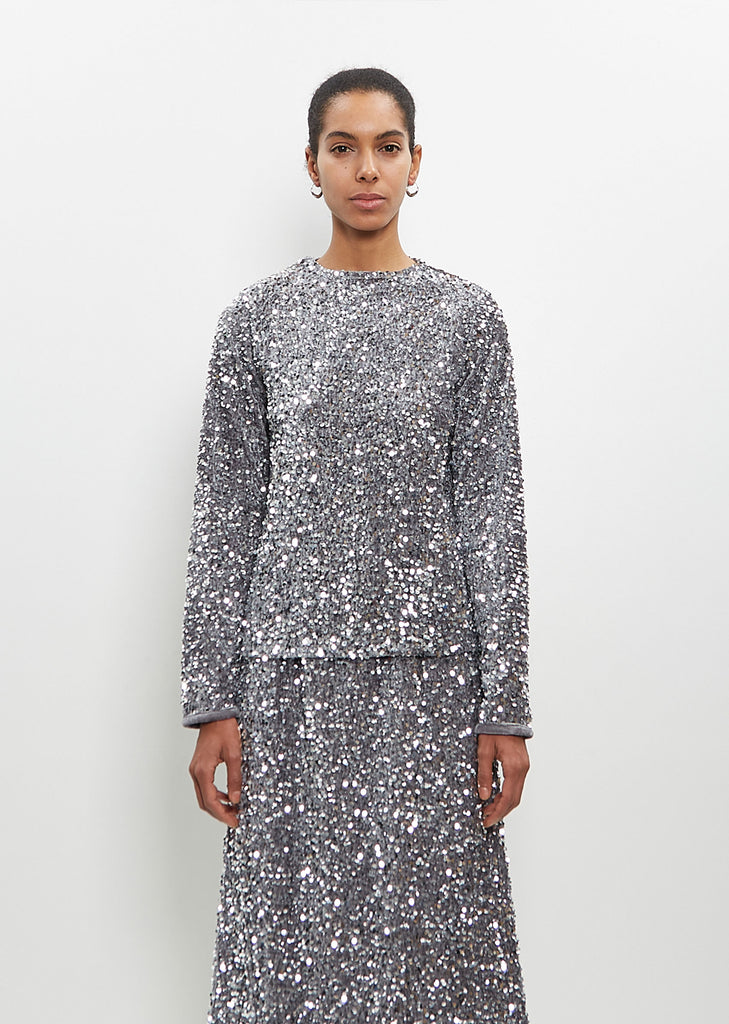 Shine Velvet Penni Top