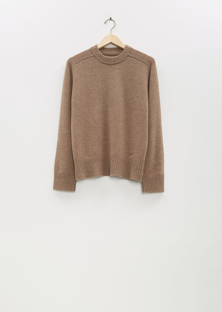 Baltra Cashmere Sweater — Taupe Melange