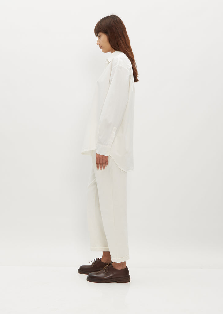 Claudio Cotton Shirt - Winter White