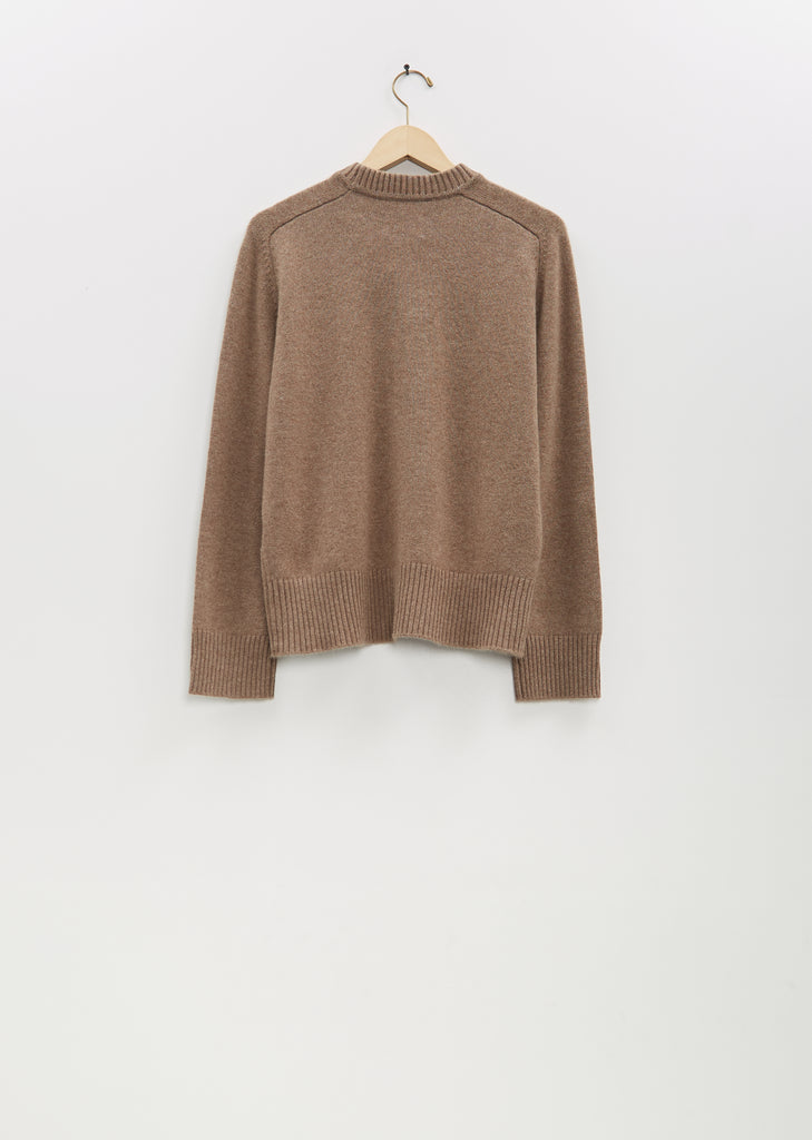 Baltra Cashmere Sweater — Taupe Melange