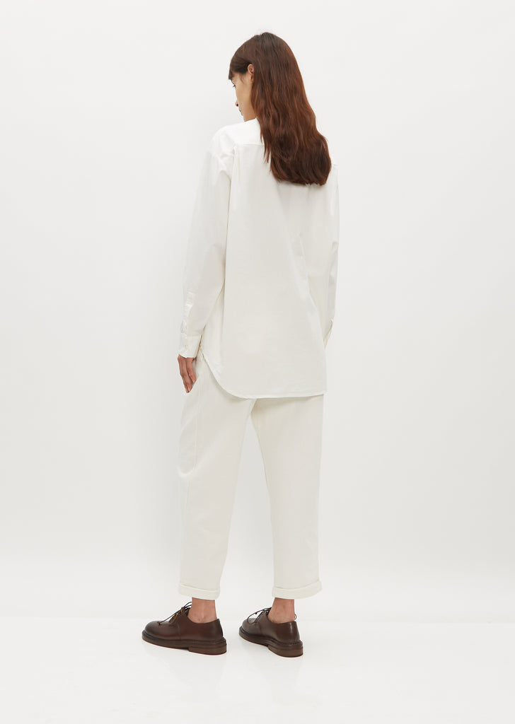Claudio Cotton Shirt - Winter White