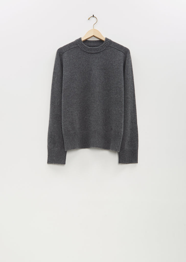 Baltra Cashmere Sweater — Anthracite Melange