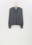 Julio Lightweight Cashmere Sweater — Anthracite Melange