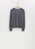 Julio Lightweight Cashmere Sweater — Anthracite Melange