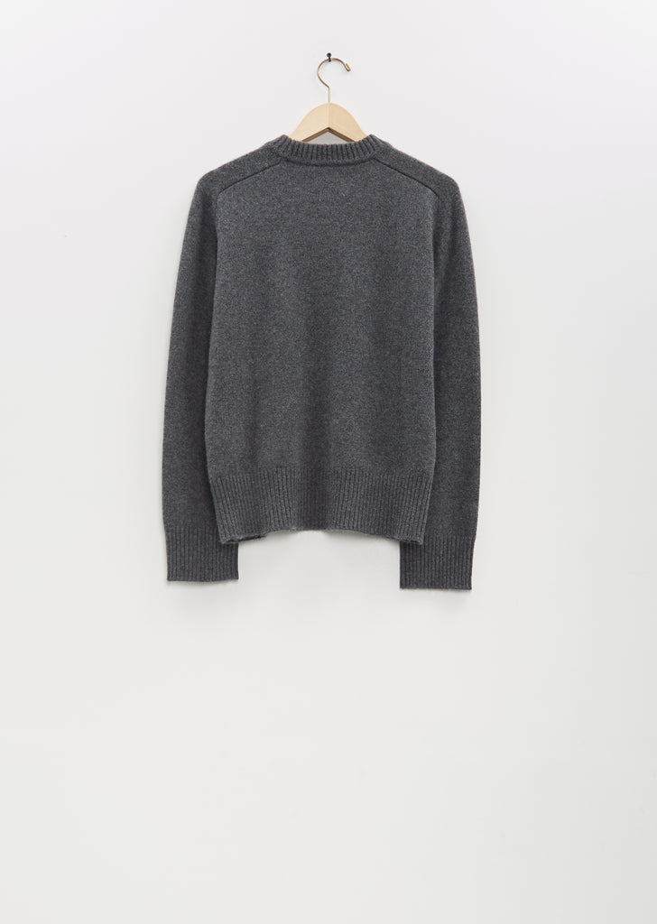Baltra Cashmere Sweater — Anthracite Melange