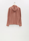 Zip Up Pleated Blouson