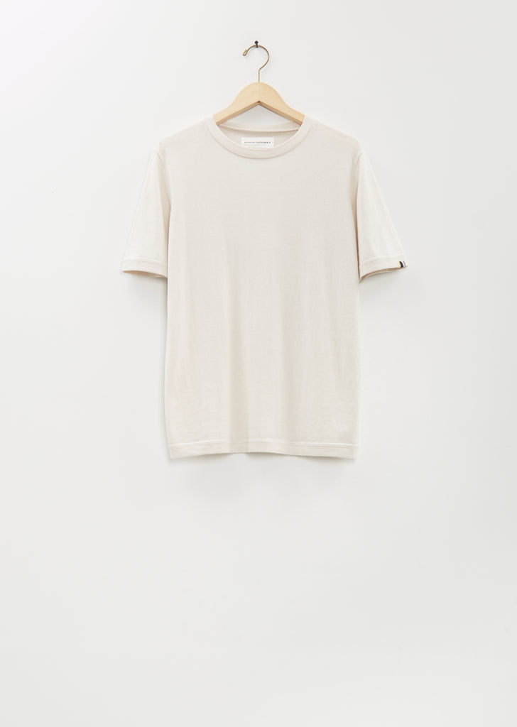 n°394 James Cotton Cashmere Top — Chalk