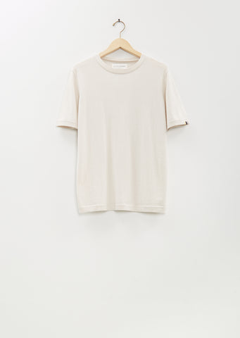 n°394 James Cotton Cashmere Top — Chalk