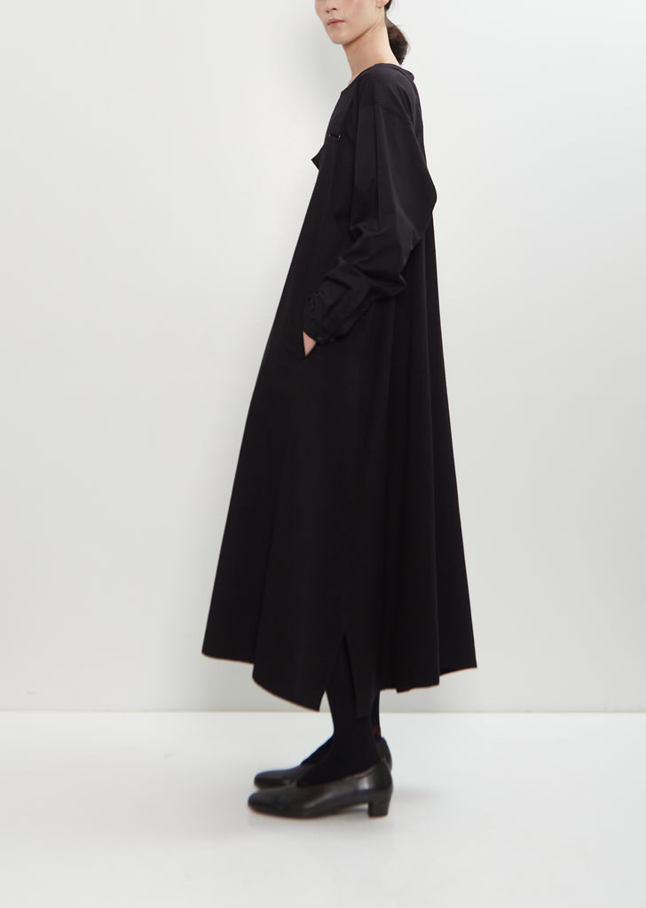 Cotton Twill Overall Dress