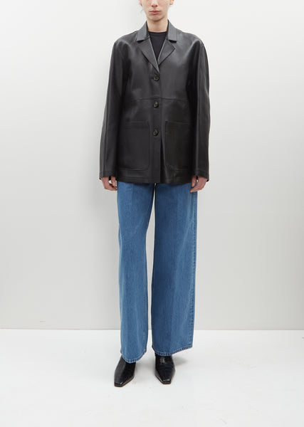 Clean Leather Jacket – La Garçonne