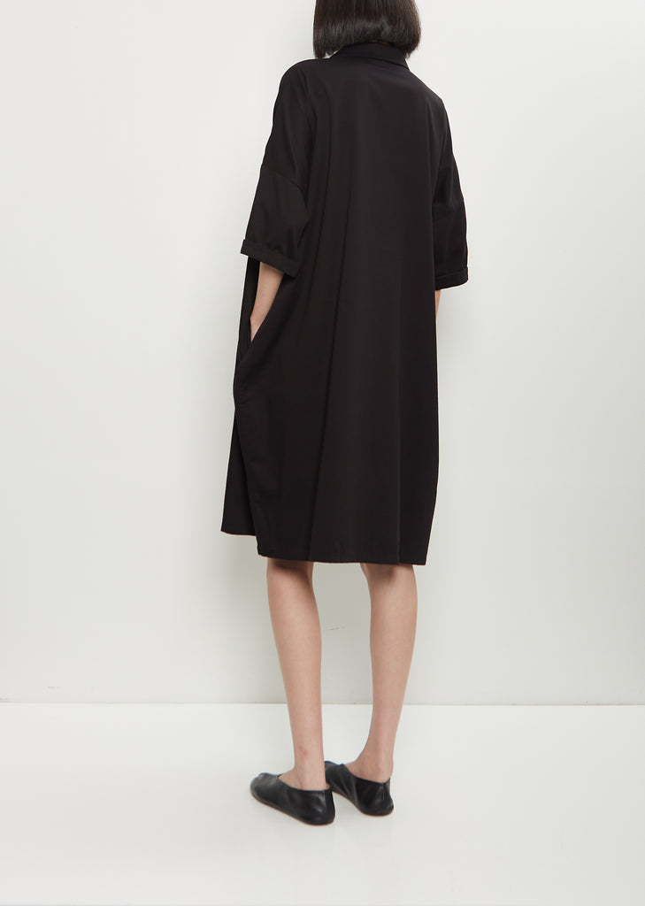 Half Sleeve Dress — Black