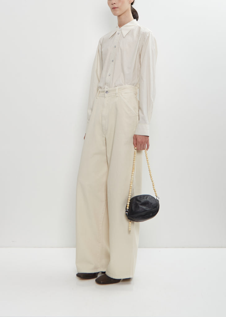 Beads Balloon Leather Pouch